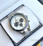 Copy Tag Heuer Autavia Flyback Stainless Steel White Dial Watches 43mm